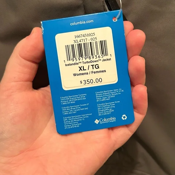 NWT Columbia Icelandite™ TurboDown™ Jacket - Picture 8 of 9